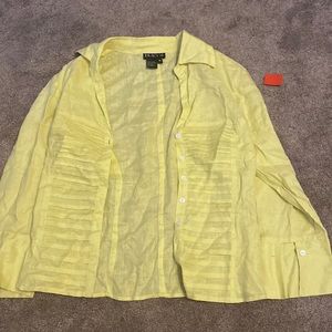 Yellow blouse never worn